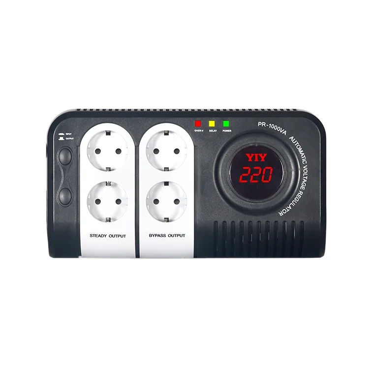 Relay type stabilizer 500VA 1000VA 1500VA 200VA voltage regulator for fridge and tv power saver voltage stabilizer