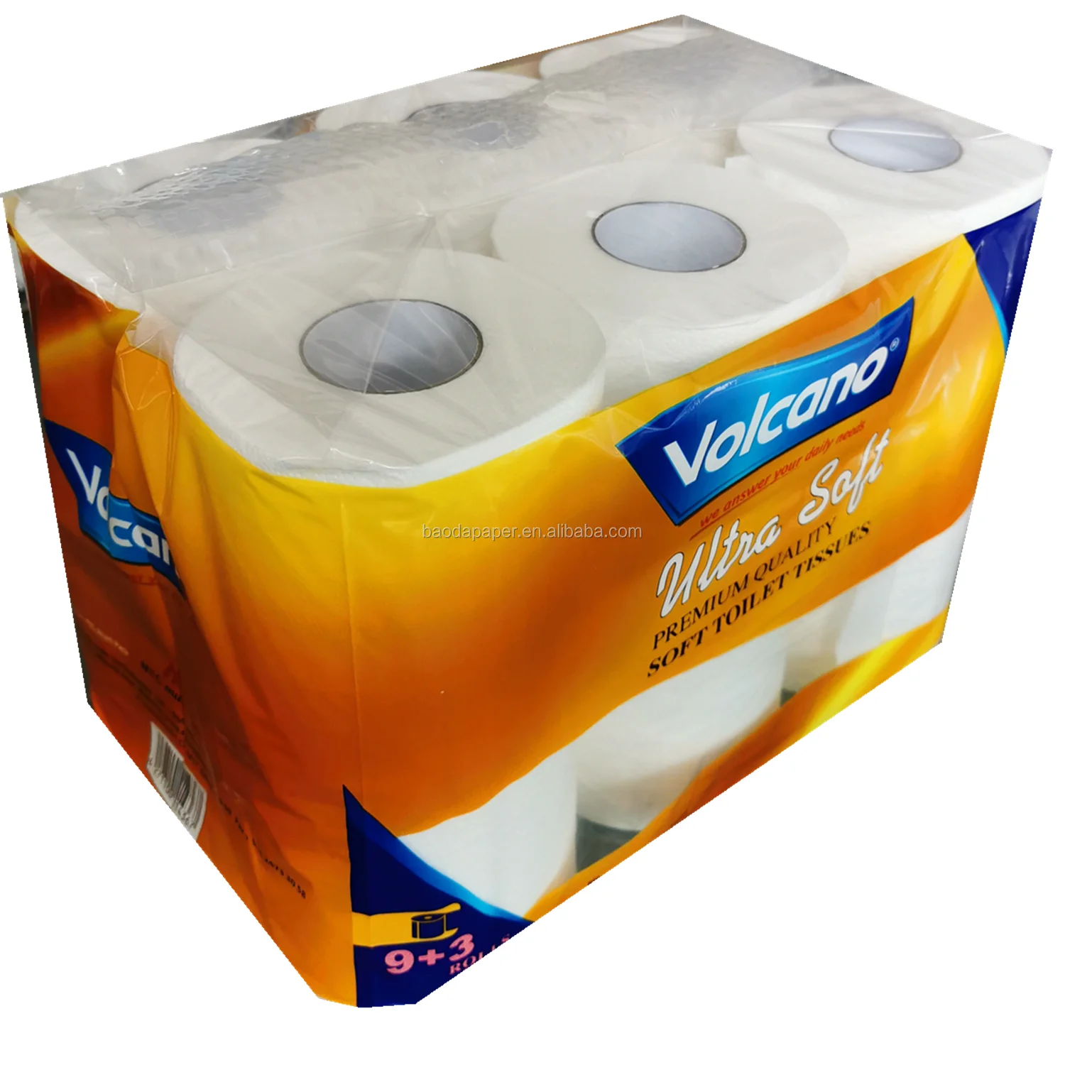 High quality, hygienic,no harmful chemicals toilet paper tissue in China