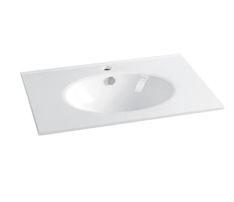 hot sale China sanitary ware for bathrooms Cabinet Basin Ceramic counter basin modern luxury countertop hand wash sink