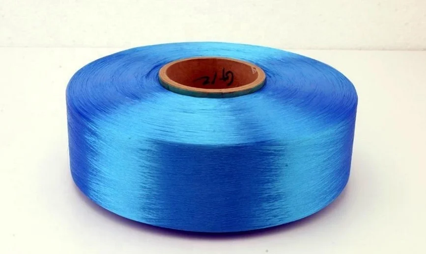 High tenacity dope dyed 1000 d polyester yarn FDY for rope