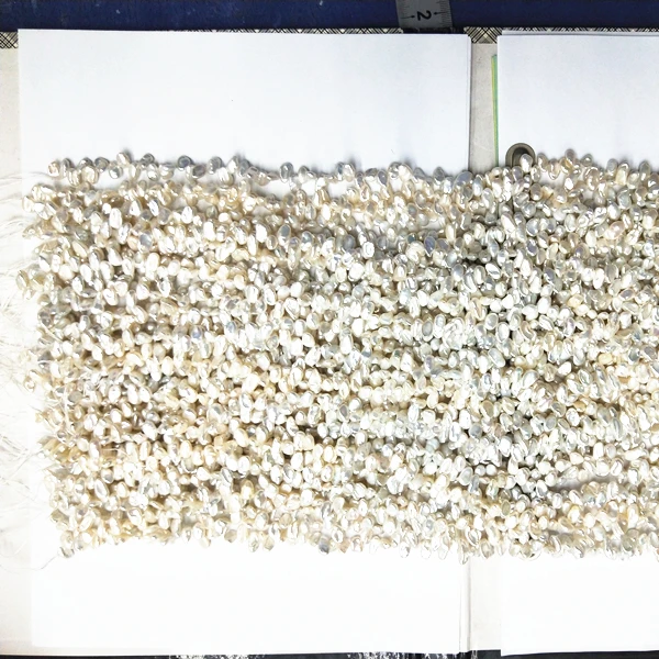 Wholesale Natural Real Pearls Special-shaped Irregular Baroque Pearl Strand