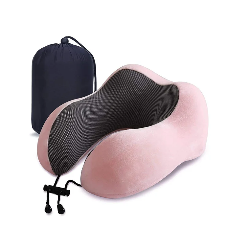 Wholesale luxury adjustable Design Memory Foam car neck pillow washable travel neck pillow
