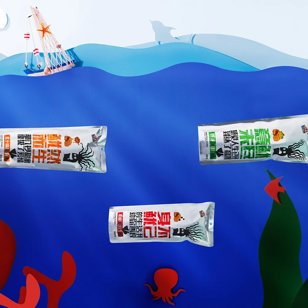 Different Tastes Delicious Dried Dried Shrimp Seafood Snacks