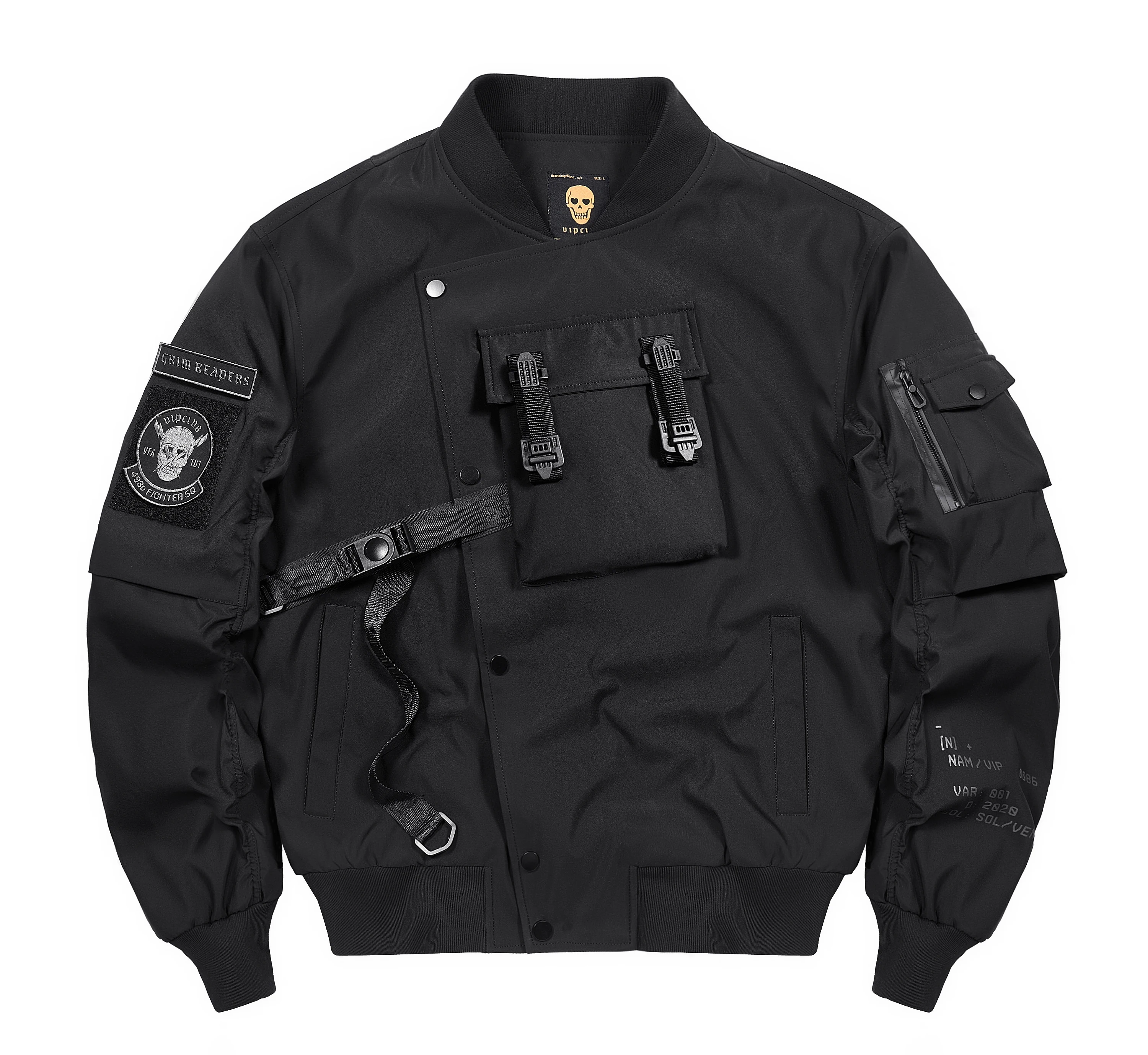 Mens Jackets Windproof Bomber Jacket Full Zip Winter Warm Padded Coats Outwear  Casual Spring Fall Soft shell Slim