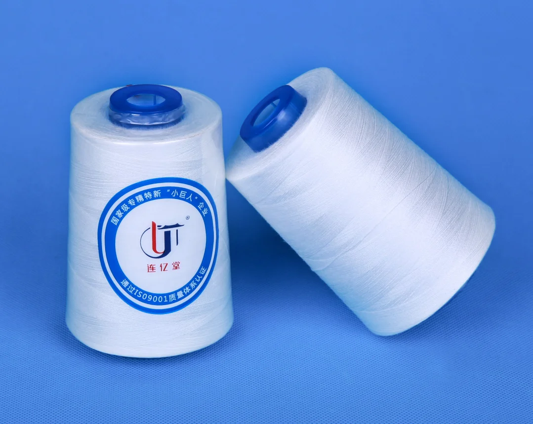 Fast Delivery 202 203 402 403 100% Dyed Sewing Thread 3500yds 4500yds 5000yds For Dress