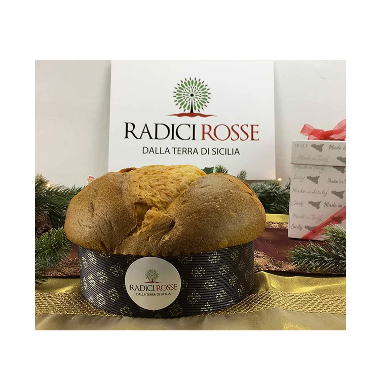 High Quality Traditional 100% Panettone Italian Christmas Cake Dessert Wholesale 750g