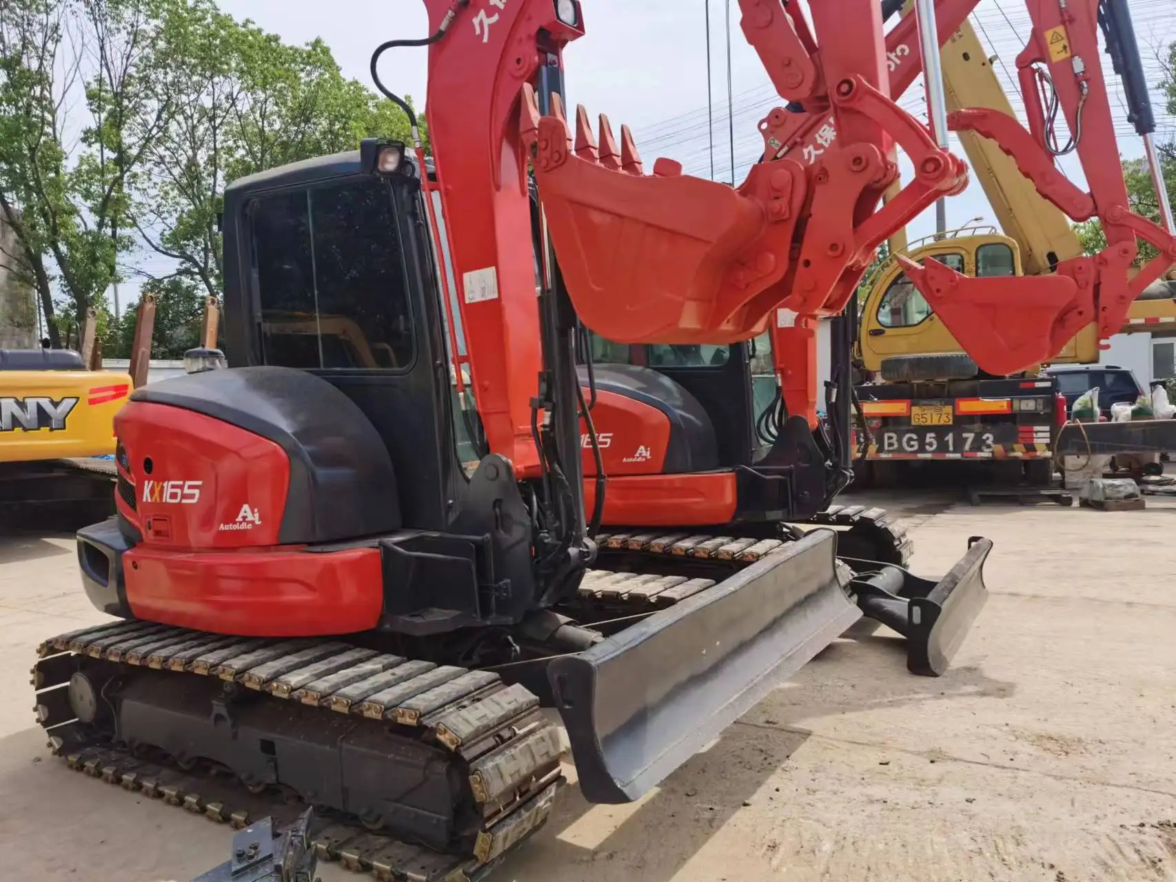Mini Kubota excavator 6 ton KX165 excavators kubota digger kx163 kx155 kx161 machine prices for sale