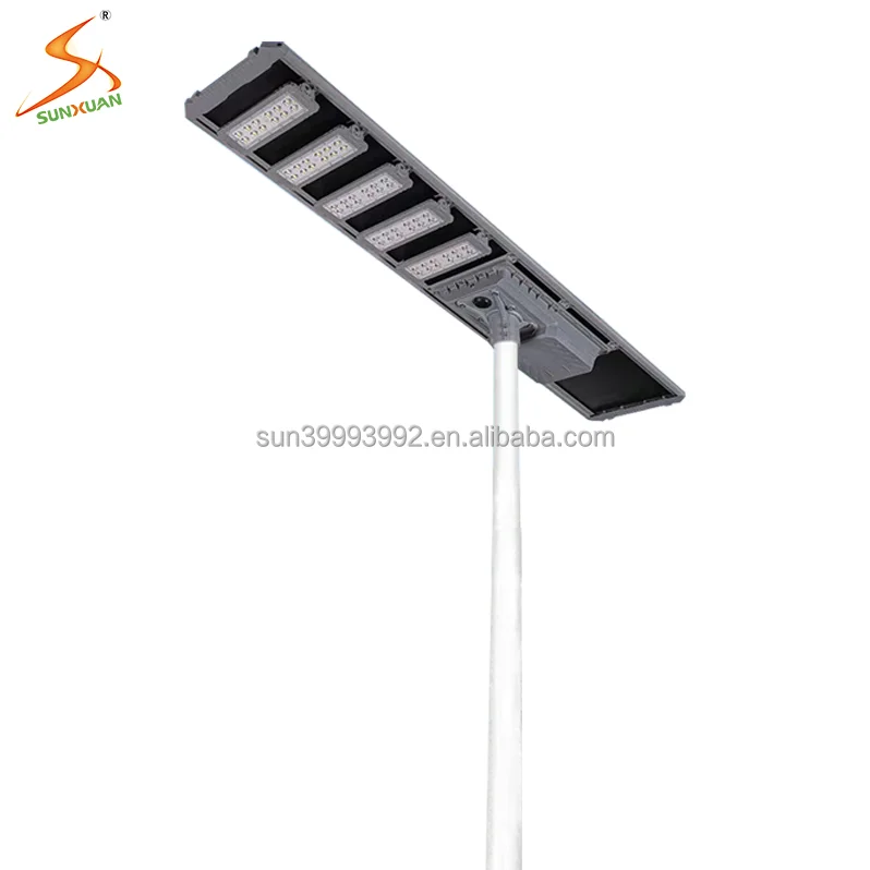 12V Solar LED Street Light with PIR Motion Sensor for Highway Roadside Illumination 12 Hours Operation