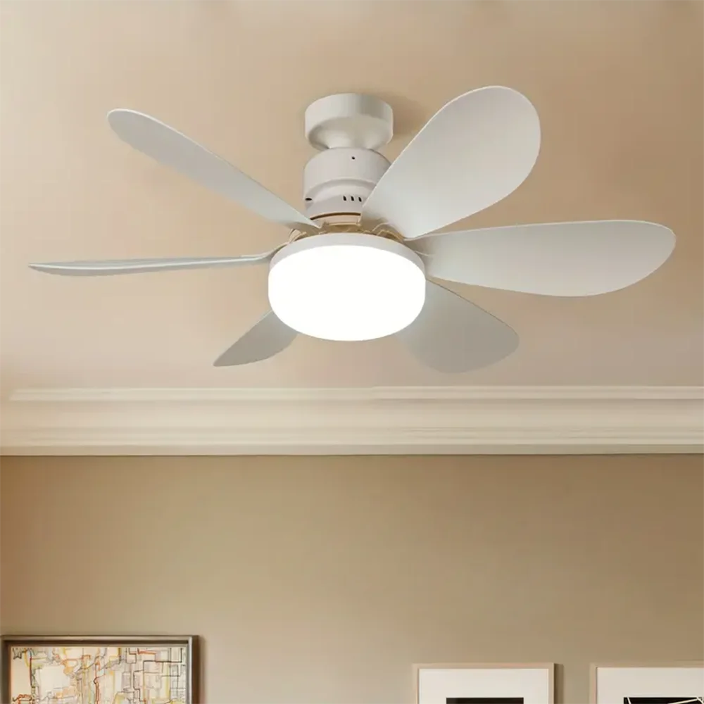 Remote Control LED Ceiling Fan with Lighting Lamp Blade Fan Lamp E27 Converter Lamp for Bedroom Living Fan Light