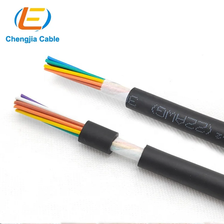 Chengjia waterproof high flexibility Cable 300/500V copper PVC 4 core 0.75mm2 robot CNC cable for mining and trailing