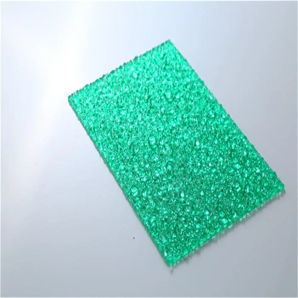 
China Suzhou Factory New Long Life pc Embossed Sheet/Embossed Solid pc Sheet/Diamond Polycarbonate Embossed Sheet Durable 