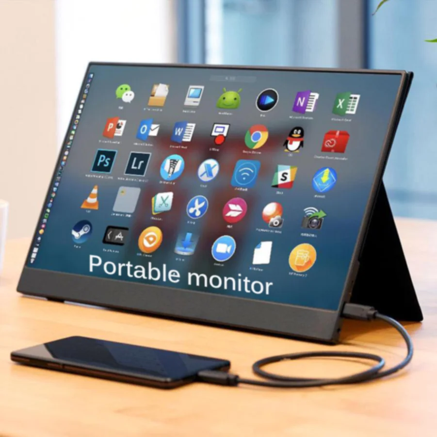 15 6 дюймов FHD 1080P IPS экран игровые ЖК-мониторы Type-C порт портативный монитор