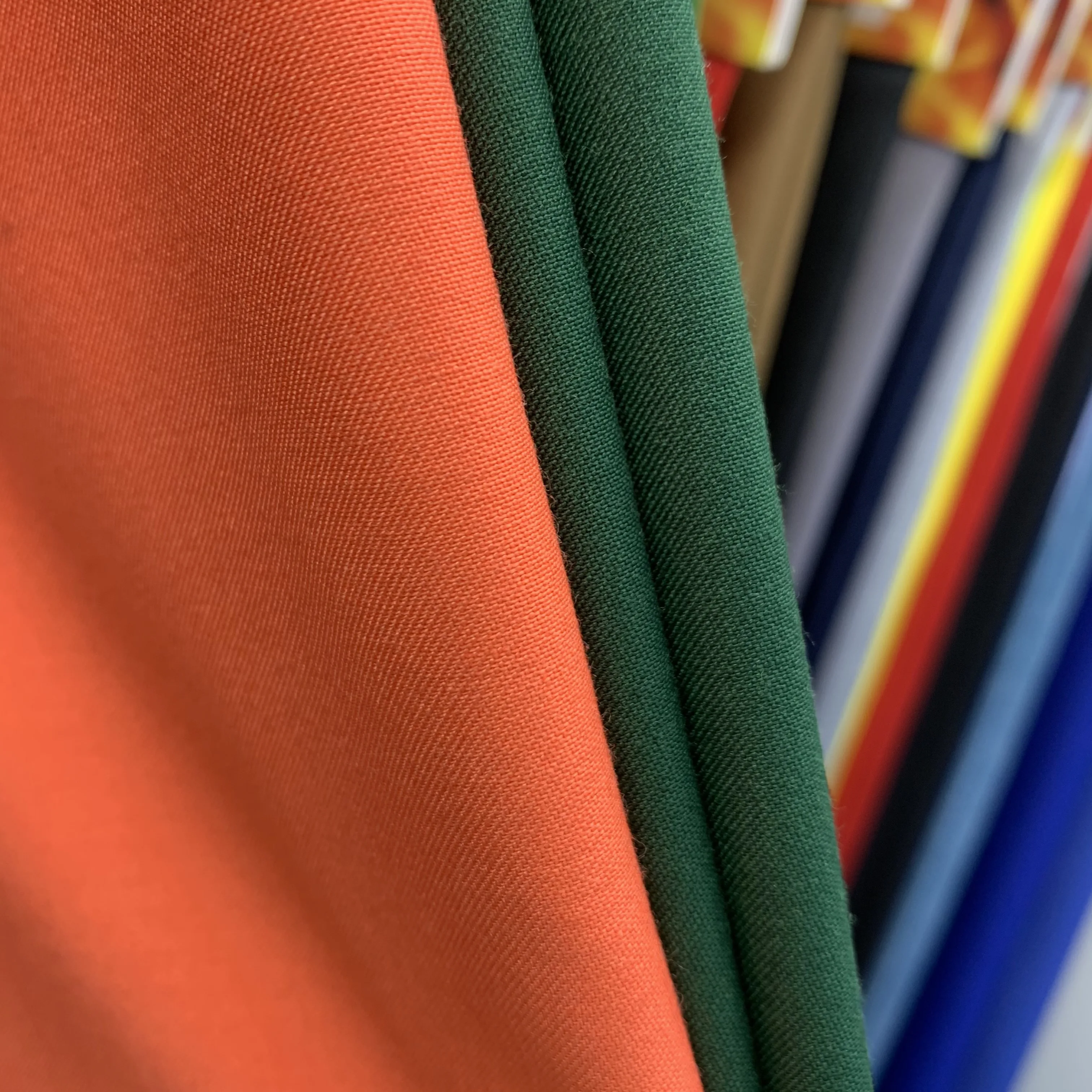 
Soft TR Polyester and Rayon and Spandex 420gsm used for business suits, school uniforms etc 