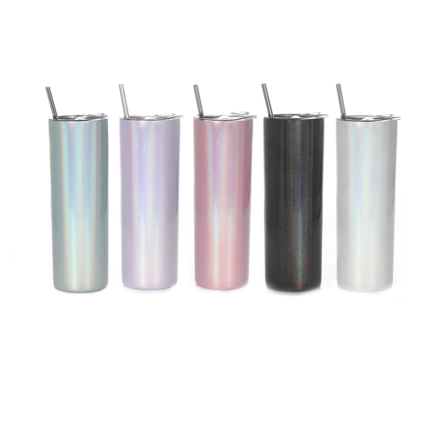 20 oz Stainless Steel blanks sublimation Skinny Tumbler double wall straight Insulated vacuum 30 oz skinny cup with straw