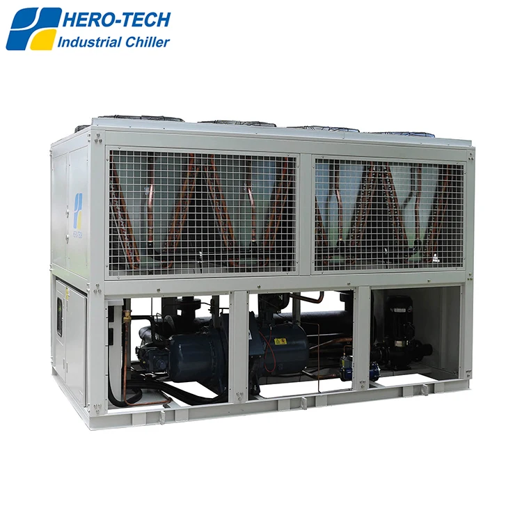 280kw air cooled screw water chiller industrial cooling chiller