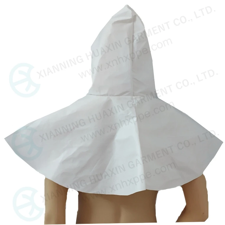 Lightweight breathable dust/water/oil particle proof hood