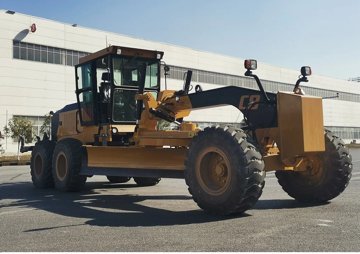 Brand new all wheel drive motor grader with front blade STG170C-8S motor grader made in china