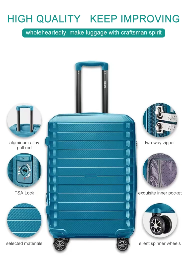 Customized travel bags luggage set  guangdong luggage luggage travel bags suitcase sets