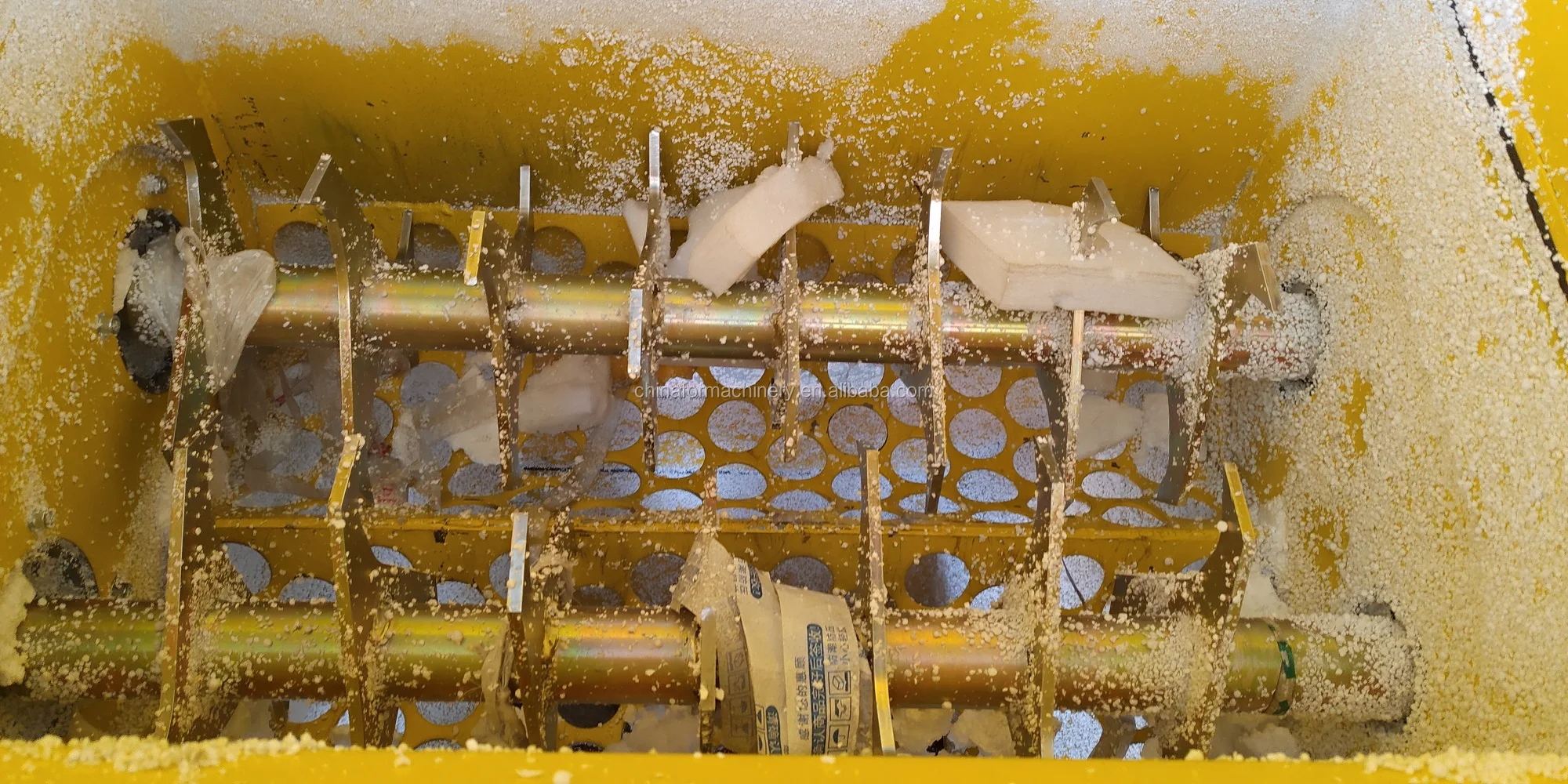 XPS densifier/eps foam compression recycling machine foam material cold compactor