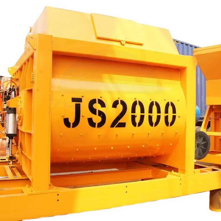Js3000 Js4000 очень хороший 3000L двухвальный Бетономешалка цемент большой емкости 2Cbm