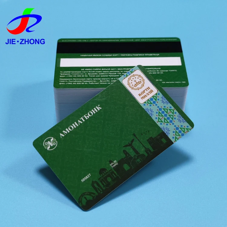 Full Color CMYK Printing Custom PVC Plastic Ticket Voucher Card