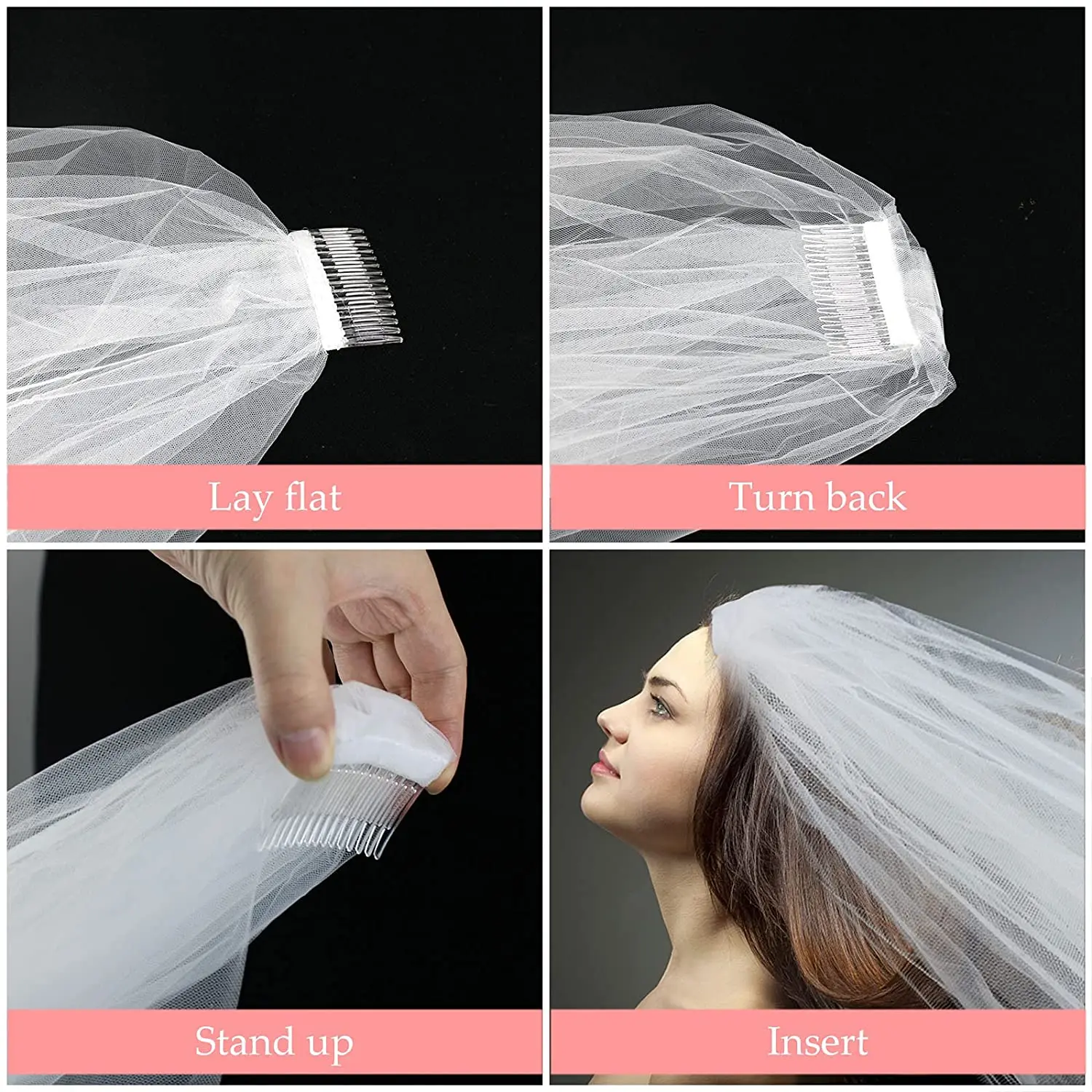 Wholesale Bachelorette party gifts white bride to be veils
