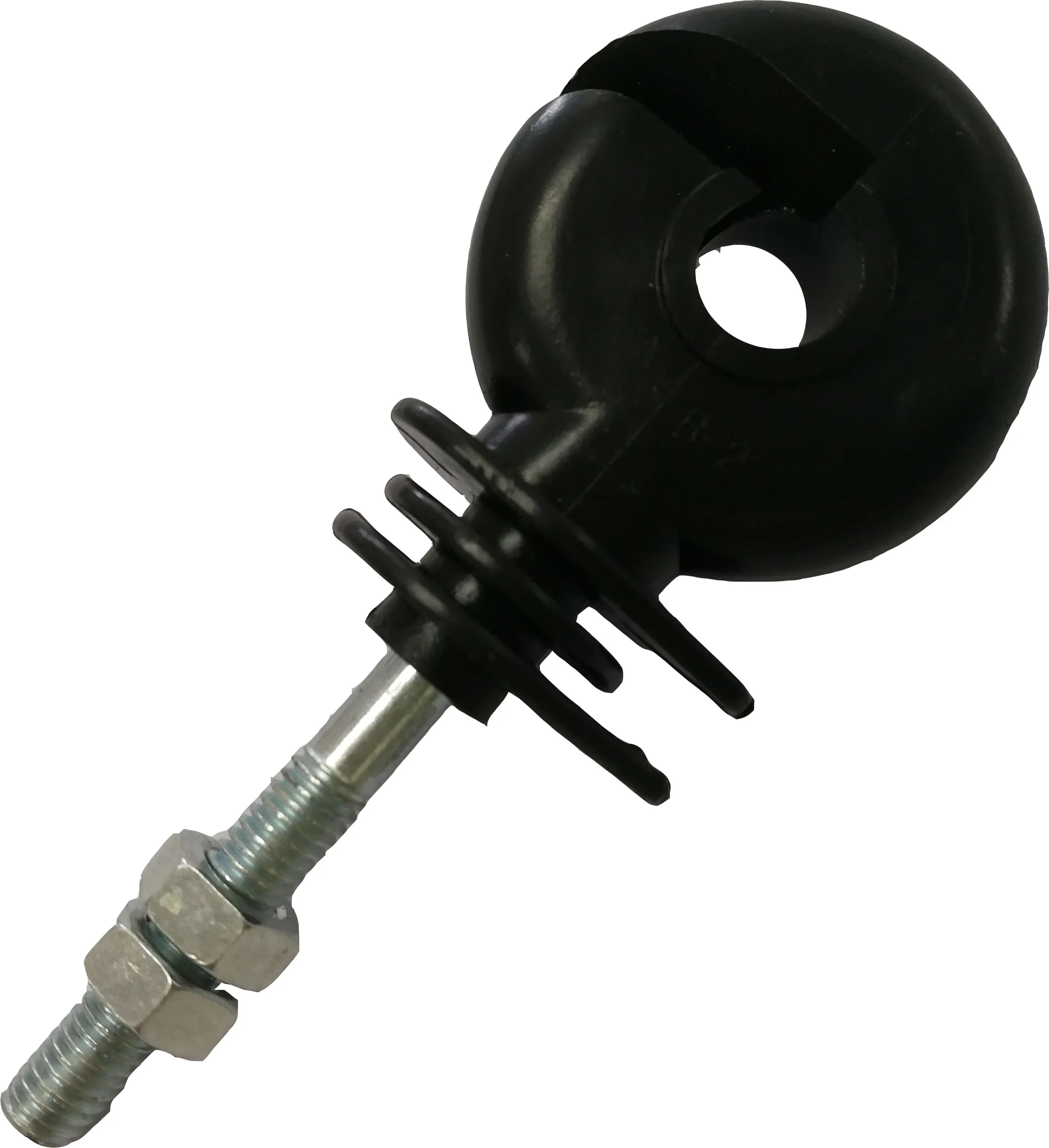 Электрическая система забора для резьбы крупного рогатого скота оцинкованная и винтовая деревянная стойка электрический изолятор