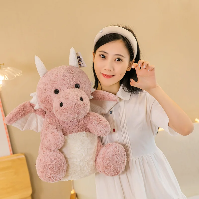 New innovation lovely cartoon pterodactyl dolls soft and warm small flying dragon plush toys for kids gift