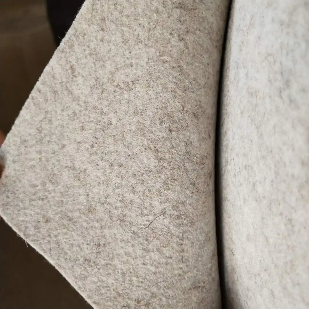 4mm 5mm felt shoes fabric 70 wool 30 polyester felt fabric 140cm roll