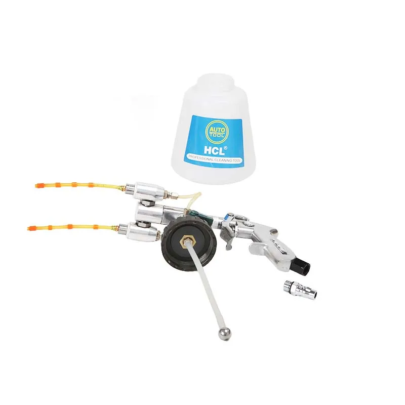 New product Double rotate car cleaning gun car cleaning tool with easy replace nozzle