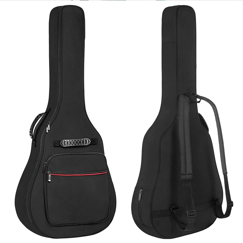 40 41 Inches Guitar Case Bag For Acoustic Classical Guitars Soft With 10mm Padding Gig Music Bag Shoulder Straps