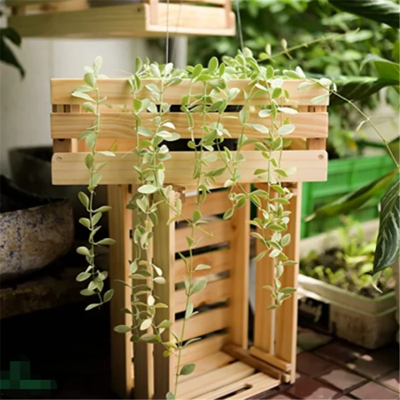 Деревянная настенная корзина с логотипом на заказ для украшения деревянный ящик в деревенском стиле хранения маленький