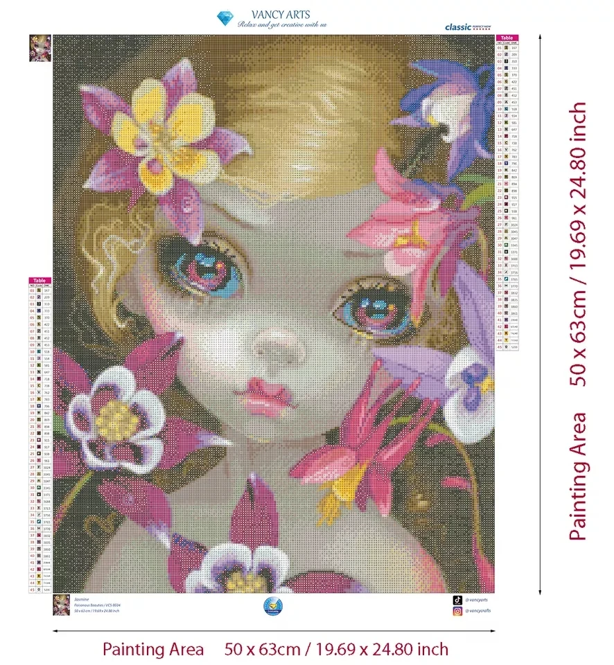 High End Short Lint Canvas Resin Square Drill 5D DIY Diamond Painting Art Kits With Rich Resin AB Colors