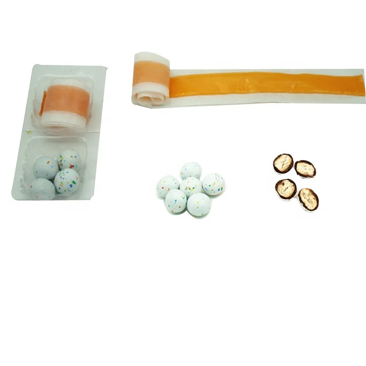 New Type Popular Jelly Soft Sweet Gummy and Speckle Crispy Chocolate Beans