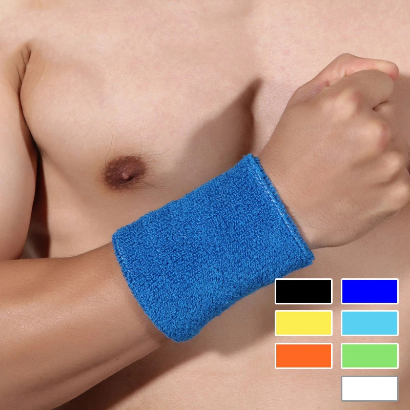 KS-618#OEM ODM cotton toweling wristband wrist support for promotional gift