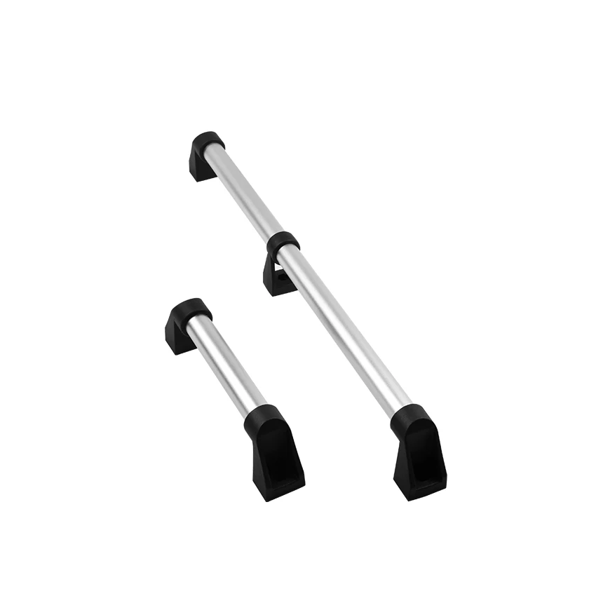 Machinery Handle Industrial Plastic with Stainless Steel Pipe Five-pointed,furniture Handle & Knob Black HM104007 Molded Morden