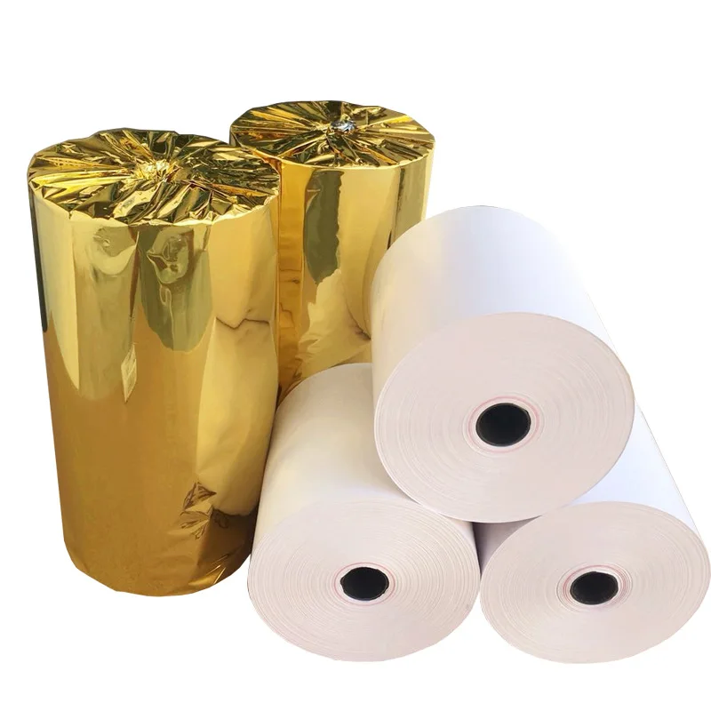 Термобумага с верхним покрытием в рулоне 50*30 70 80 термобумага для факса Jumbo Roll 55gsm