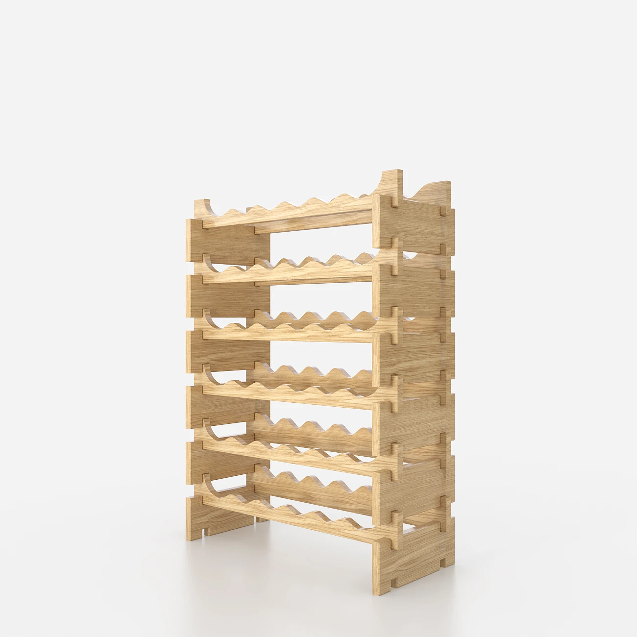 Factory Wholesale Modern Whisky Brand Store Fixtures Wooden Small Exclusive Red Wine Stacking Racks Shelves