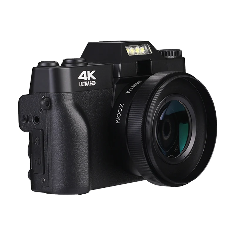 4K Digital Cameras for Photograpy, 48 MP FHD Vlogging Camera with WiFi 16X Digital Zoom 3.0 Inch Flip Screen