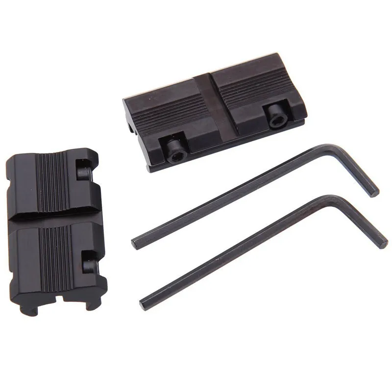 2 Pcs Mini Aluminum Alloy Bracket 11mm to 20mm Adapter Converter