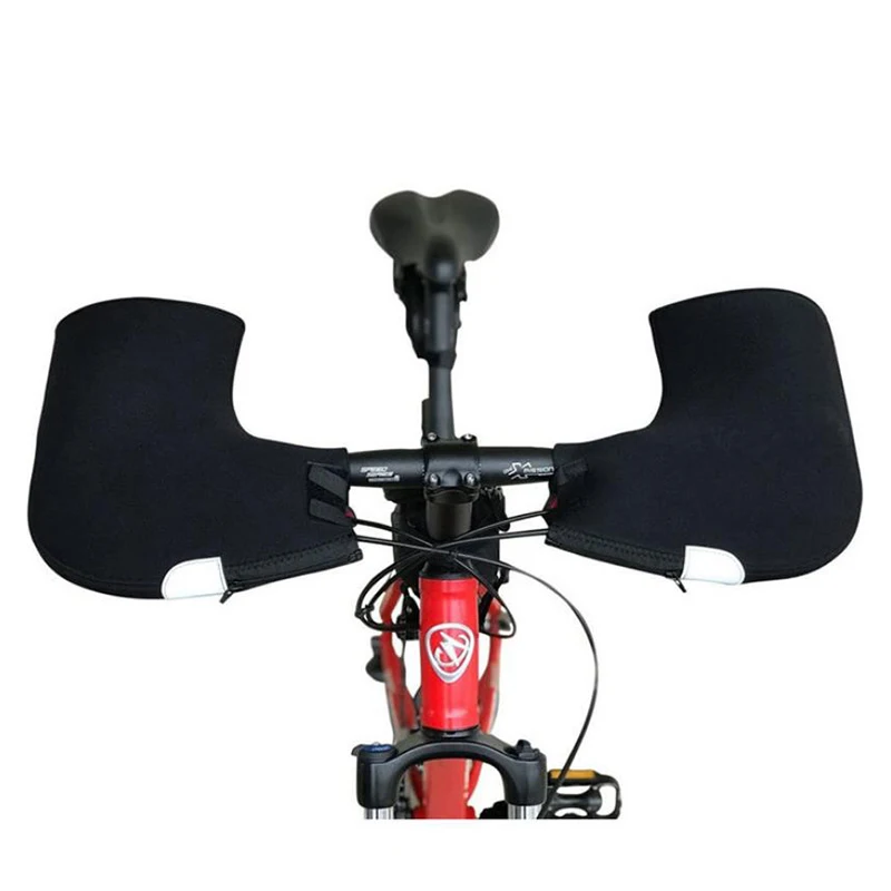 Winter Thermal Riding Mountain Bike Handlebar Mittens Cover for Handlebar Keep Hands Warm custom logo