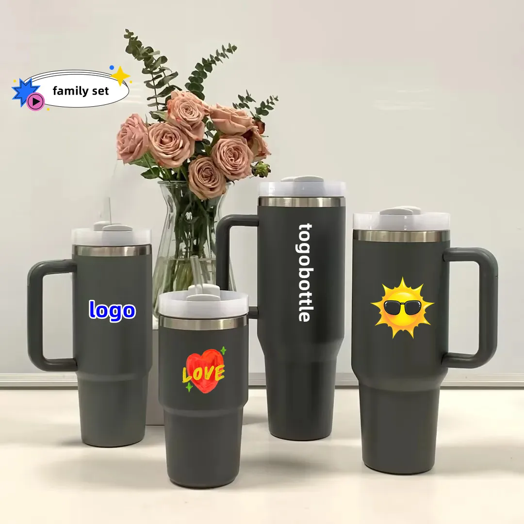 Новое поступление, H2.0 50 унций, популярный приключенческий тумблер с ручкой и соломой, 18/8 вакуумная дорожная кружка, сублимационная