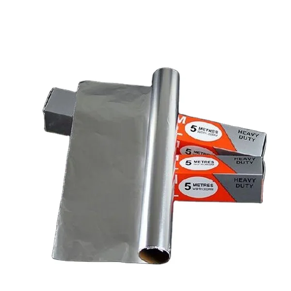 Heavy Duty 18 Microns Non-Stick Aluminum Foil Wrap 300mm X 150m Tin