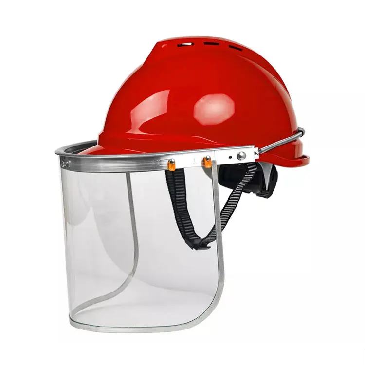
American safety helmet visor engineering construction safety helmet full face helmet 