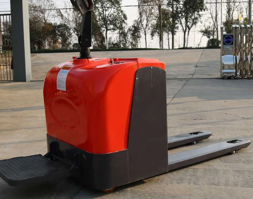 on sale Full Electric Pallet Jack the curve automatically slow down electric pallet trolley easy to operate