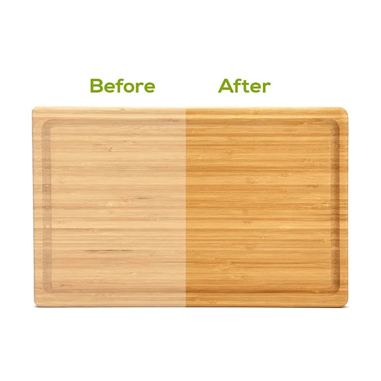 Wholesale Custom Durable Nature Bamboo Vegetables Cutting Board Wood With Juice Groove