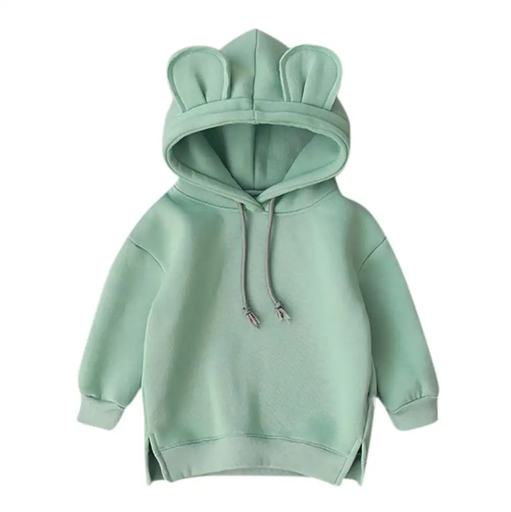 Kids Cute Cartoon Style Hooded Long Sleeve Cotton Boys Sweatshirt