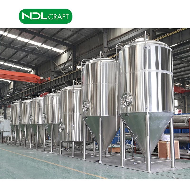 NDL CRAFT Industrial Brewing Equipment 5000L Beer Brewery Fermenting Facility With Four-vessel Brewhouse