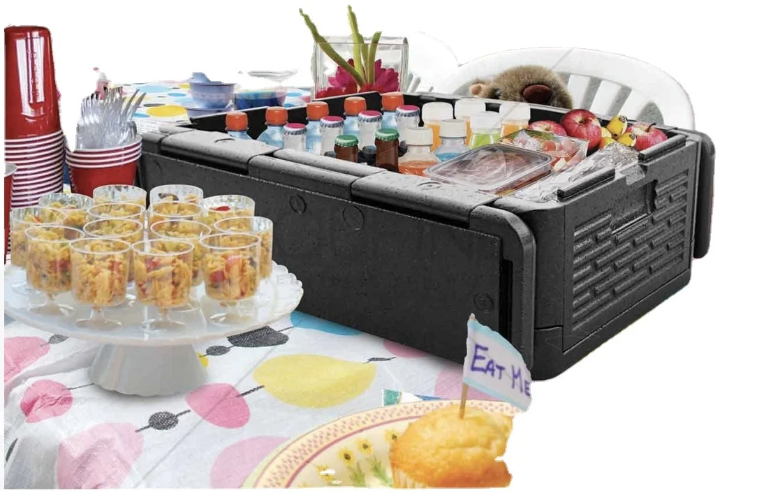 ice chill  cooler 40L  collapsible ice chest   EPP Foldable lightweight  For Car 40L collapsible car store box keep item cooling
