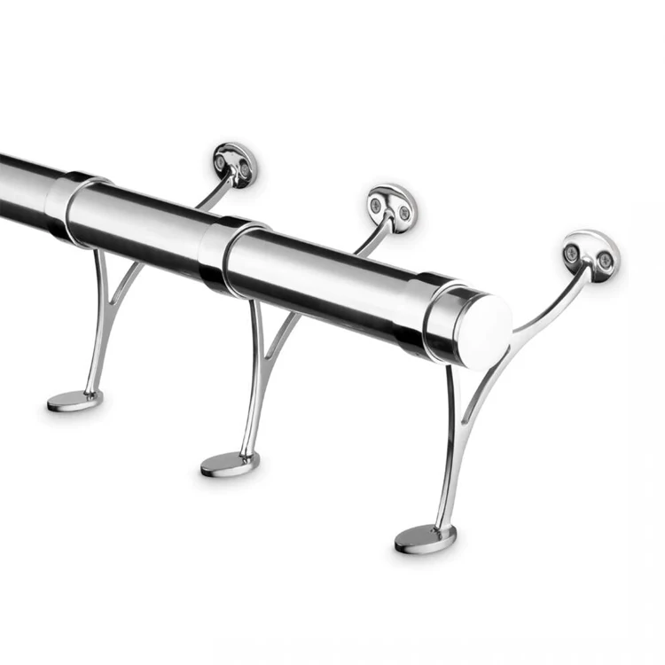 TAKA Customized Stainless Steel Step Bar Holder Foot Support Bar Foot Railing Bracket